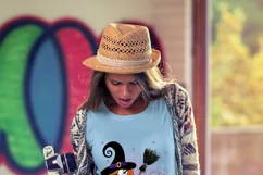 I Put a Spell On You Sublimation | Halloween Cute Witch Product Image 2