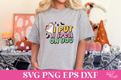 I put a spell on you Cute Halloween Ghost SVG Product Image 2