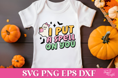 I put a spell on you Cute Halloween Ghost SVG Product Image 4