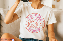 I Put The Boo In Booty Sassy Funny Halloween Quote SVG PNG Product Image 3
