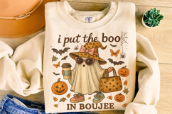 I Put The Boo In Boujee PNG, Spooky PNG, Halloween PNG, Fall Product Image 3