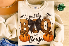 I Put The Boo In Boujee PNG, Ghost PNG, Halloween PNG, Spook Product Image 4