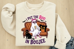 I Put The Boo In Boujee PNG, Halloween Png, Girly Halloween Product Image 1