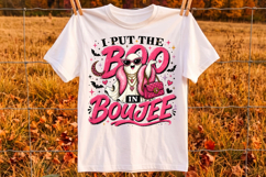 I Put The Boo In Boujee Png, Funny Halloween PNG Product Image 2