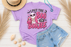 I Put The Boo In Boujee PNG, Halloween Ghost Sublimation Product Image 4