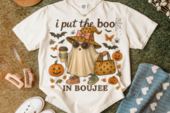 I Put The Boo In Boujee PNG, Spooky PNG, Halloween PNG, Fall Product Image 4