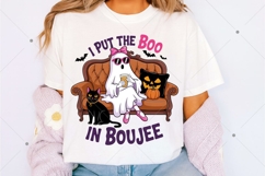I Put The Boo In Boujee PNG, Halloween Png, Girly Halloween Product Image 2