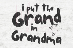 I Put the Grand in Grandma SVG Product Image 4