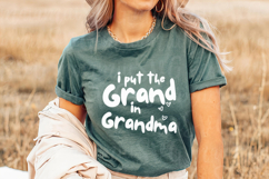 I Put the Grand in Grandma SVG Product Image 3