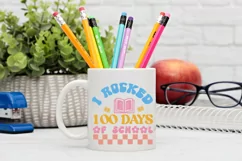 I Rocked 100 Days Of School SVG, School SVG Design Product Image 2