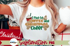 Coffee and Christmas Cheer Sublimation, Christmas Coffee PNG Product Image 1
