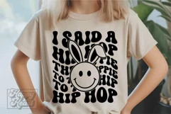 Hip Hop Hippity Hop Happy Easter Bunny PNG - Cute Easter SVG Product Image 2