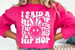 Hip Hop Hippity Hop Happy Easter Bunny PNG - Cute Easter SVG Product Image 3