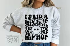 Hip Hop Hippity Hop Happy Easter Bunny PNG - Cute Easter SVG Product Image 5