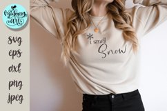 I smell snow svg, winter svg Product Image 1