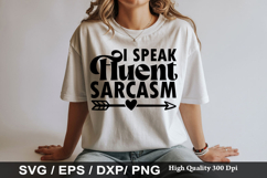 Sarcastic Keychain SVG Design - i m not always sarcastic som Product Image 3