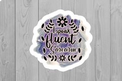 Funny Sarcastic Quotes Stickers. Sarcastic Quotes PNG. vol.3 Product Image 10