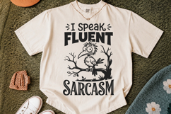 I Speak Fluent Sarcasm Grumpy Birds SVG Product Image 2