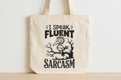 I Speak Fluent Sarcasm Grumpy Birds SVG Product Image 3