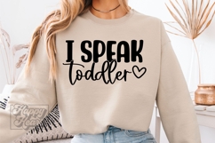 I Speak Toddler SVG PNG - Kindergarten Teacher Shirt Product Image 4