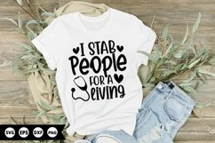I stab people for a living - Nurse SVG Design Product Image 1