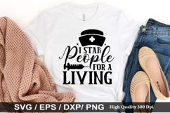 I stab people for a SVG - Nurse Design Product Image 1