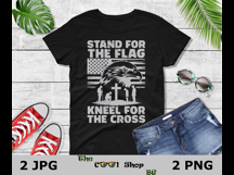 I Stand For The Flag And Kneel For The Cross Png Product Image 2