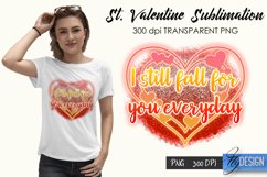 st Valentines Day Sublimation, Love Quotes Sublimation PNG Product Image 20