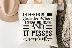 I Suffer From That Disorder SVG, Sarcastic SVG Design Product Image 3