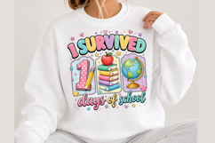 I Survived 100 Days of School PNG Product Image 3