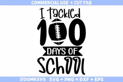 I tackled 100 days of school SVG | School SVG | Funny School Product Image 2