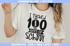 I tackled 100 days of school SVG | School SVG | Funny School Product Image 1