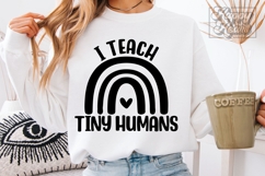 I Teach Tiny Humans SVG PNG - Kindergarten Teacher Shirt Product Image 5