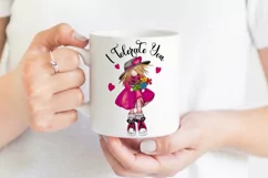 I Tolerate You Funny Valentine Gnome Sublimation Product Image 2