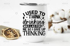 I used to think drinking was lad SVG, Wine SVG Design Product Image 2