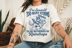 I've Survived Too Many Storms SVG,Funny Raccoon Design Product Image 3