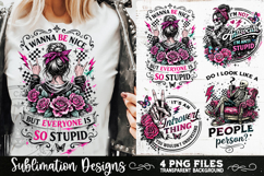 Antisocial Sarcastic PNG Funny Sublimation 4 Designs Product Image 4