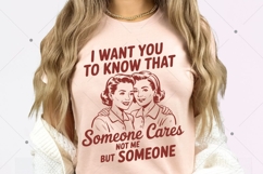 I Want You To Know That Someone Cares SVG PNG, Vintage Product Image 3