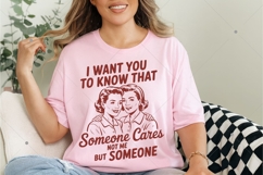 I Want You To Know That Someone Cares SVG PNG, Vintage Product Image 6