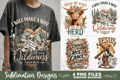 Christian Sublimation PNG Faith Sublimation 4 Designs Product Image 7