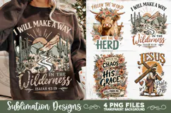Christian Sublimation PNG Faith Sublimation 4 Designs Product Image 9