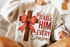 I Will Praise Him Valentine's Day PNG, Love Like Jesus PNG Product Image 2