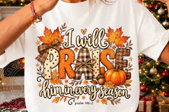 I Will Praise Him Fall Coquette Design Product Image 3