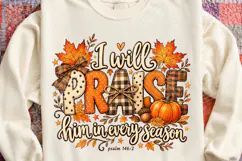 I Will Praise Him Fall Coquette Design Product Image 4