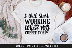 Christmas Coffee SVG Design - Christmas T-Shirt Design Product Image 4