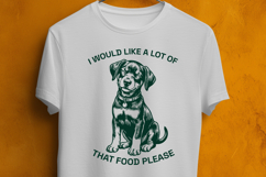 Funny Hungry Dog SVG Quote Puppy Sublimation Design Product Image 3