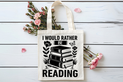 I Would Rather Be Reading SVG, Book Lover SVG, Reading SVG Product Image 4