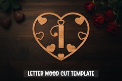 Valentine Laser Cut Alphabet letter Product Image 10
