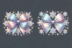 Christmas Clipart. Christmas Bow. Sublimation design PNG Product Image 2