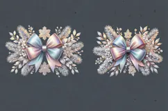 Christmas Clipart. Christmas Bow. Sublimation design PNG Product Image 2